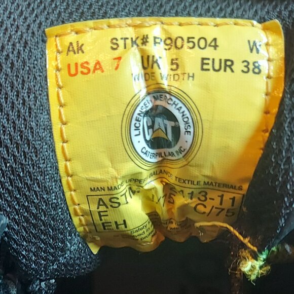 CAT steel toed work boots - hardly worn! - Picture 4 of 4